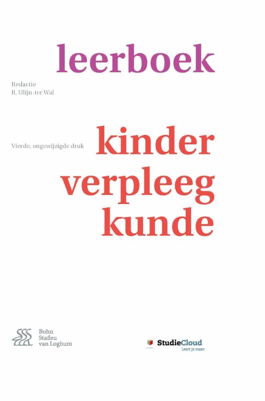 Omslag van Leerboek kinderverpleegkunde