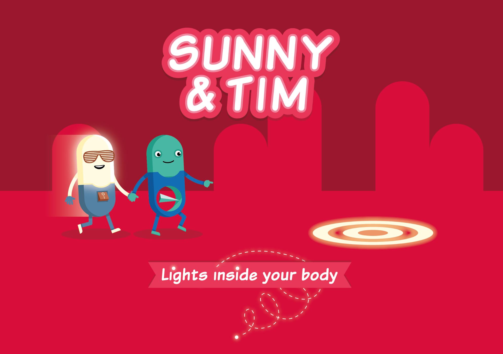 Omslag van Sunny & Tim - Lights inside your body