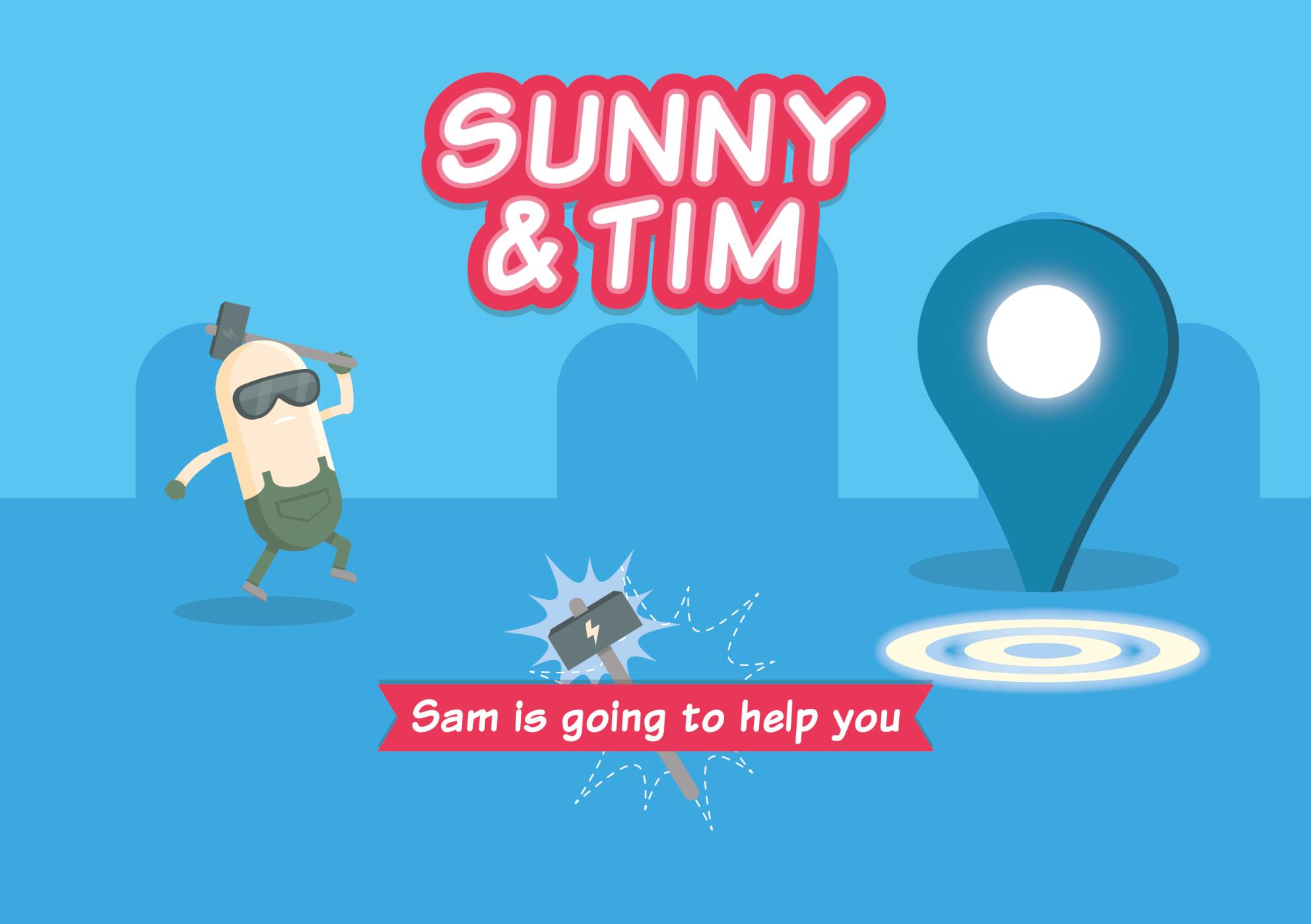 Omslag van Sunny & Tim - Sam is going to help you