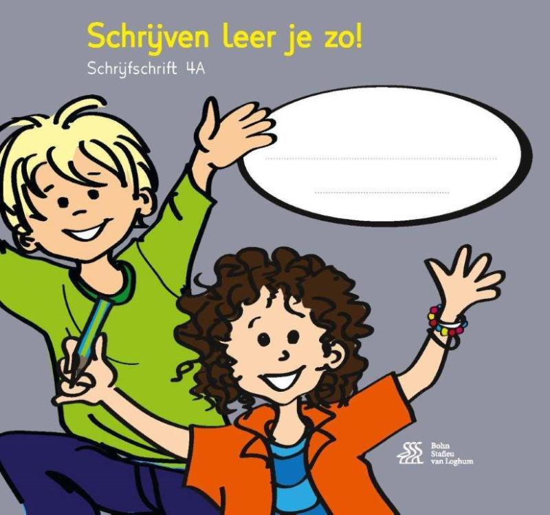Omslag van Schrijven leer je zo! Schrijfschrift 4A - set a 5 ex.