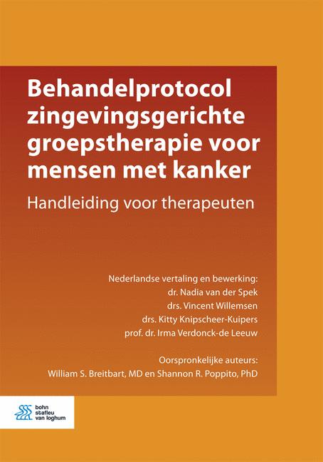 Omslag van Behandelprotocol zingevingsgerichte groepstherapie voor mensen met kanker