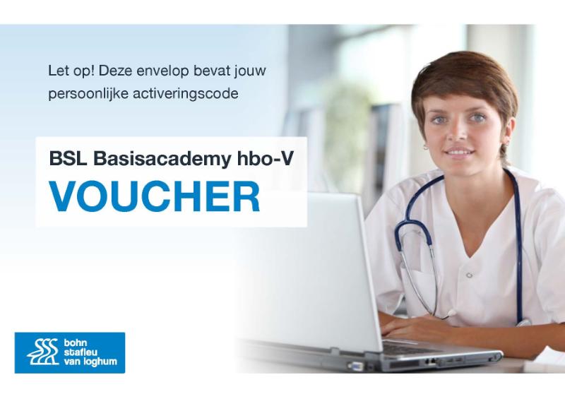 Omslag van Jaarlicentie BSL Basisacademy hbo-V voucher