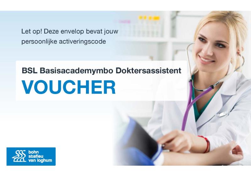 Omslag van BSL Basisacademy mbo Doktersassistent voucher