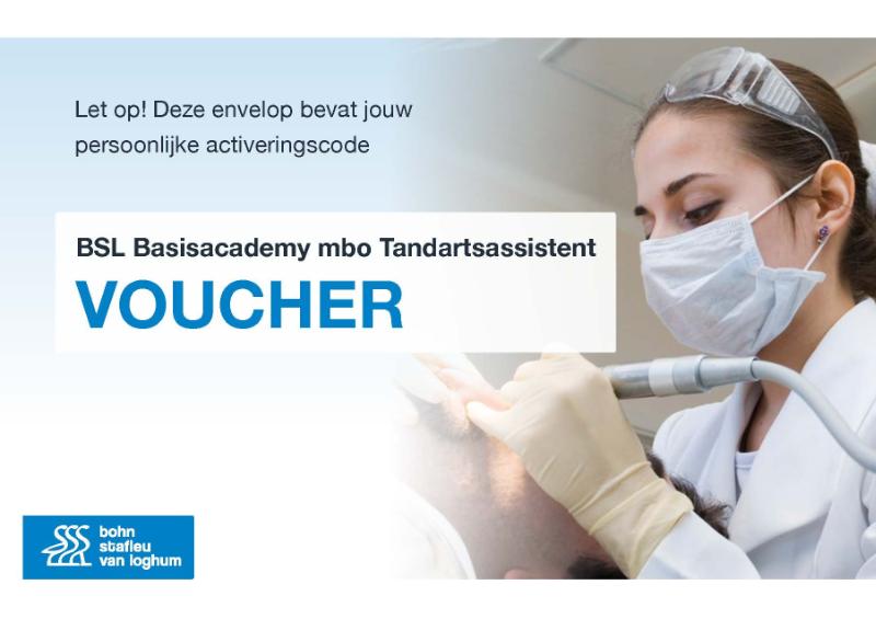 Omslag van BSL Basisacademy mbo Tandartsassistent