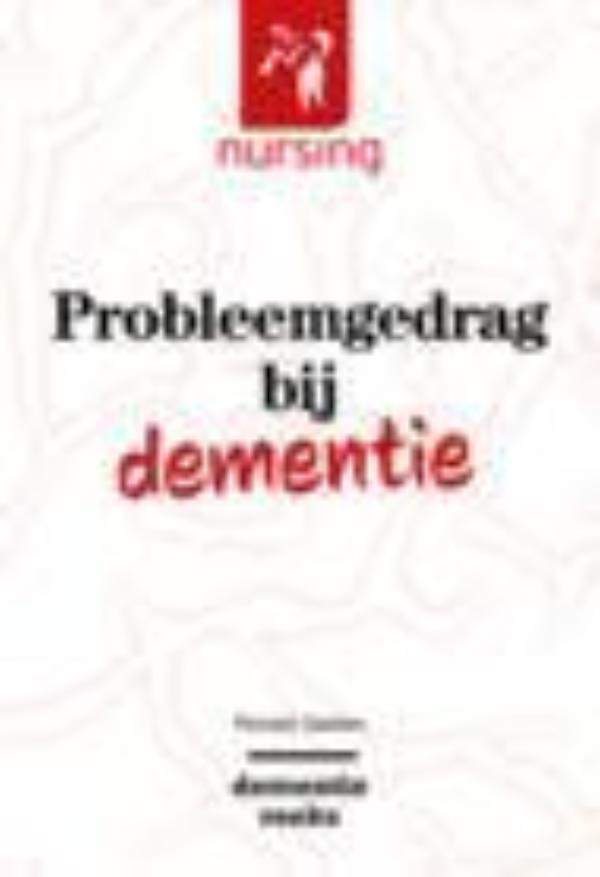 Omslag van Probleemgedrag bij dementie