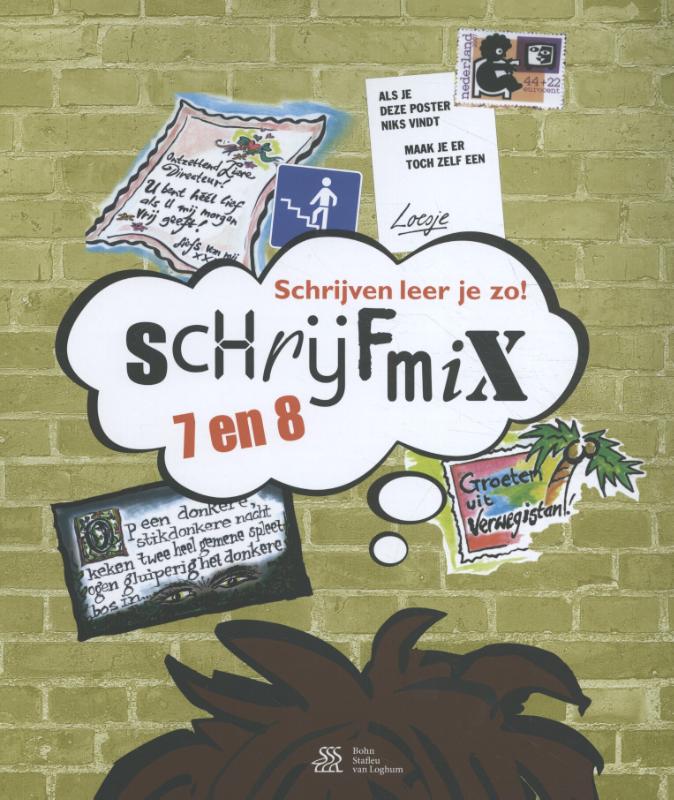 Omslag van Schrijven leer je zo! - Schrijfmix 7 en 8