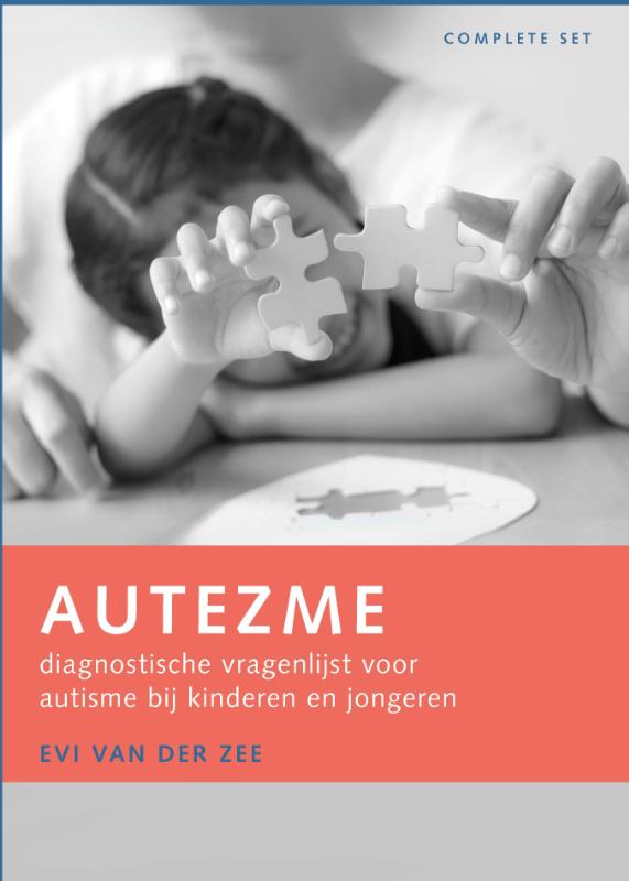 Omslag van AUTEZME: diagnostische vragenlijst voor autisme bij kinderen en jongeren - complete set
