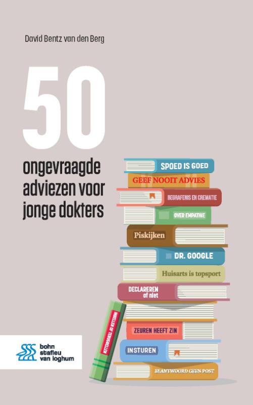 Omslag van 50 ongevraagde adviezen voor jonge dokters