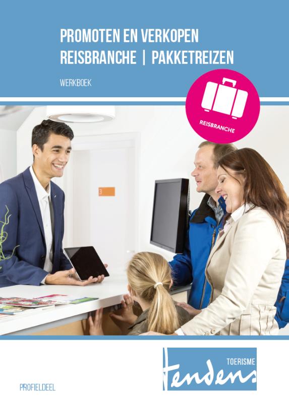 Omslag van Werkboek Promoten en verkopen reisbranche