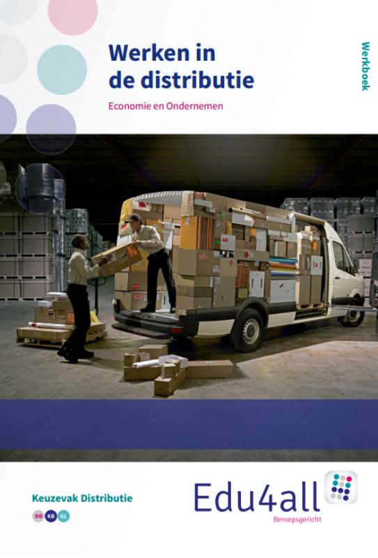 Omslag van Werken in de distributie