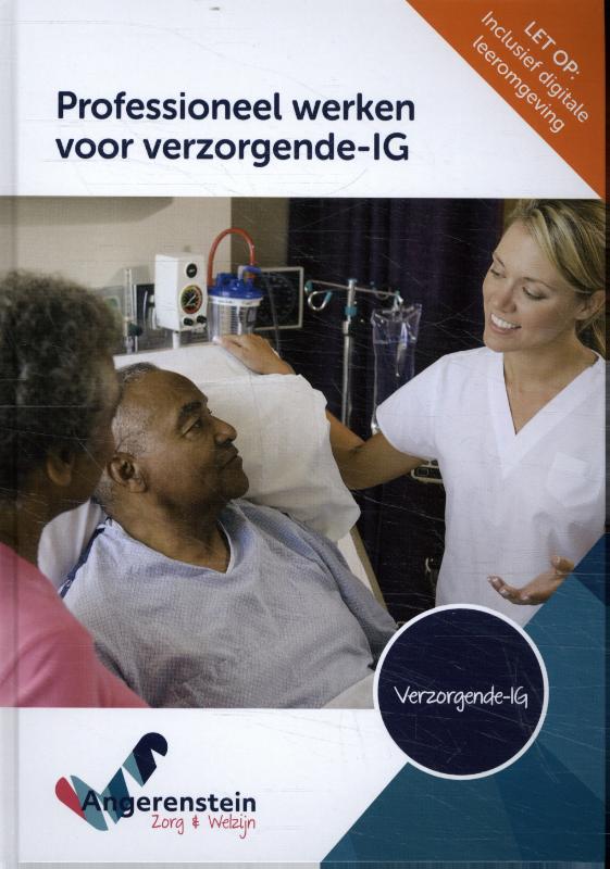 Omslag van Professioneel werken voor verzorgende-IG