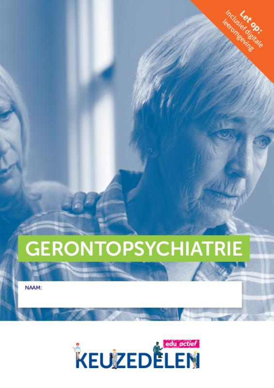 Omslag van Keuzedeel Gerontopsychiatrie