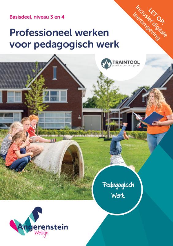 Omslag van Professioneel werken voor pedagogisch werk nieuw | combipakket