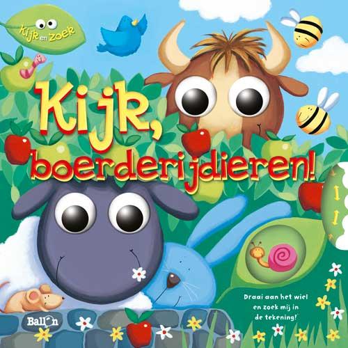 Omslag van Kijk, boerderijdieren