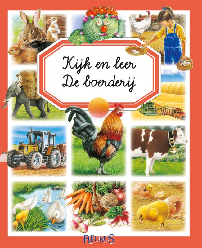 Omslag van Kijk en leer: De boerderij