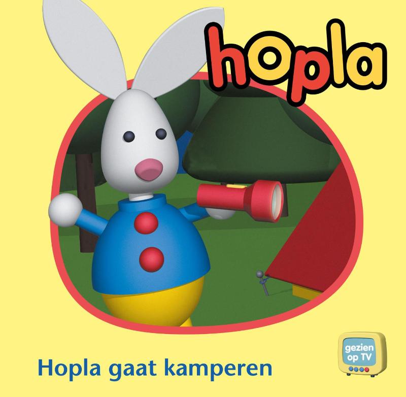 Omslag van Hopla gaat kamperen