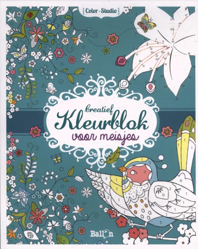 Omslag van Creatief Kleurblok voor meisjes