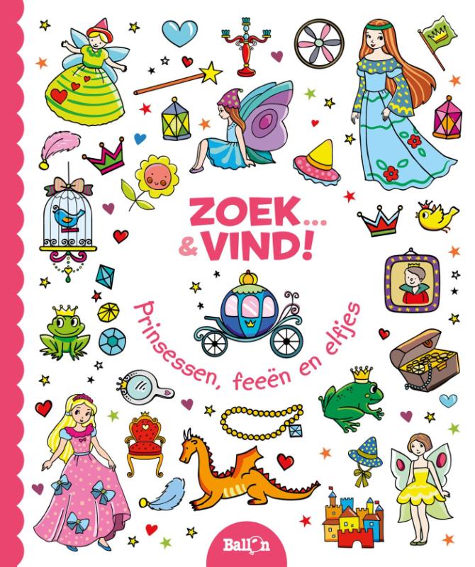Omslag van Zoek & vind...Prinsessen, feeën en elfen