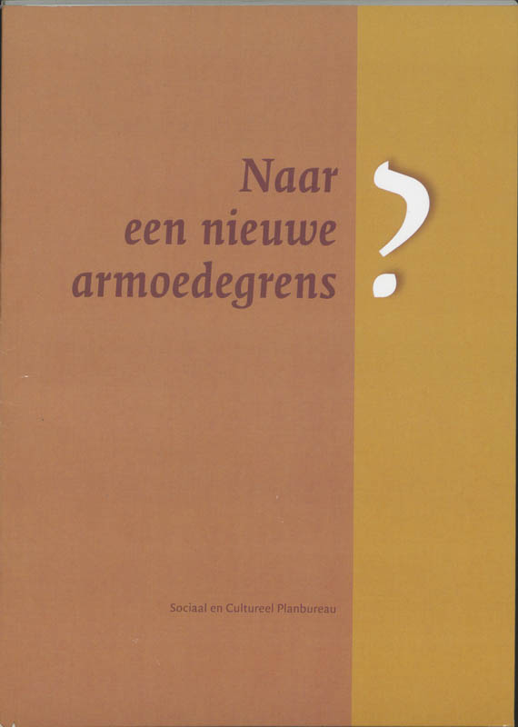 Omslag van Naar een nieuwe armoedegrens?
