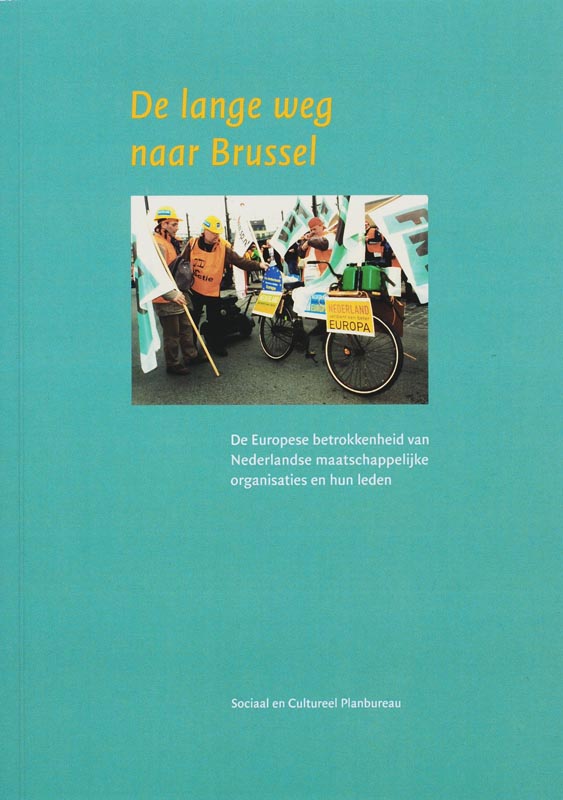 Omslag van De lange weg naar Brussel
