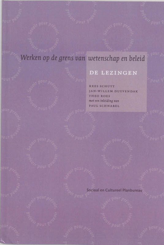 Omslag van Werken op de grens van wetenschap en beleid