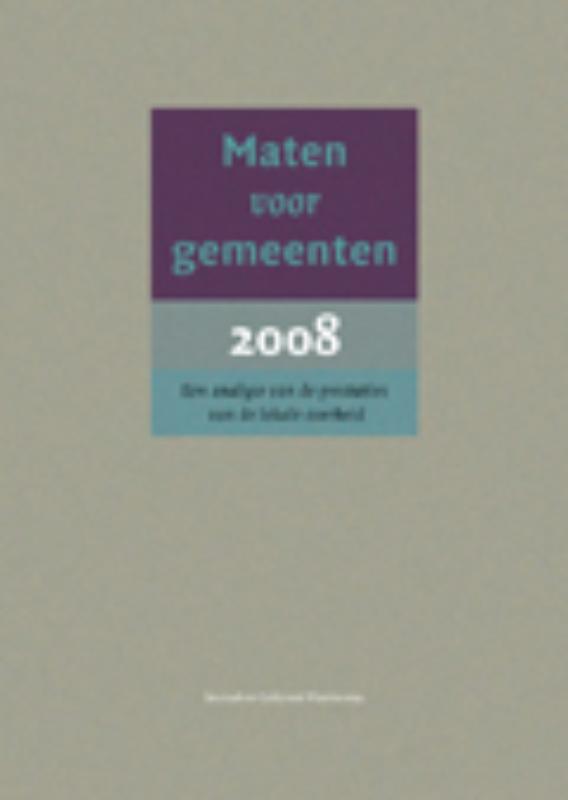 Omslag van Maten voor gemeenten 2008