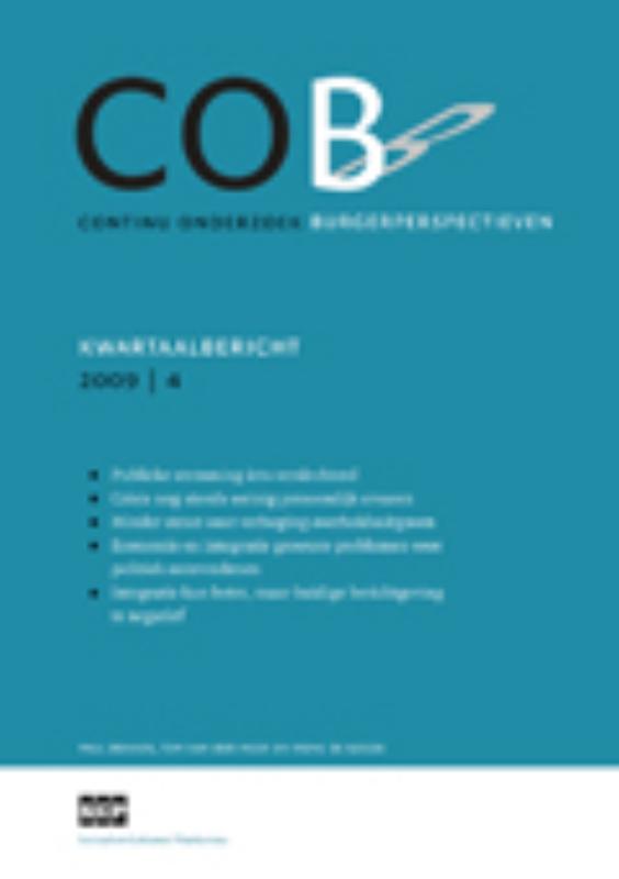 Omslag van Continu Onderzoek Burgerperspectieven
