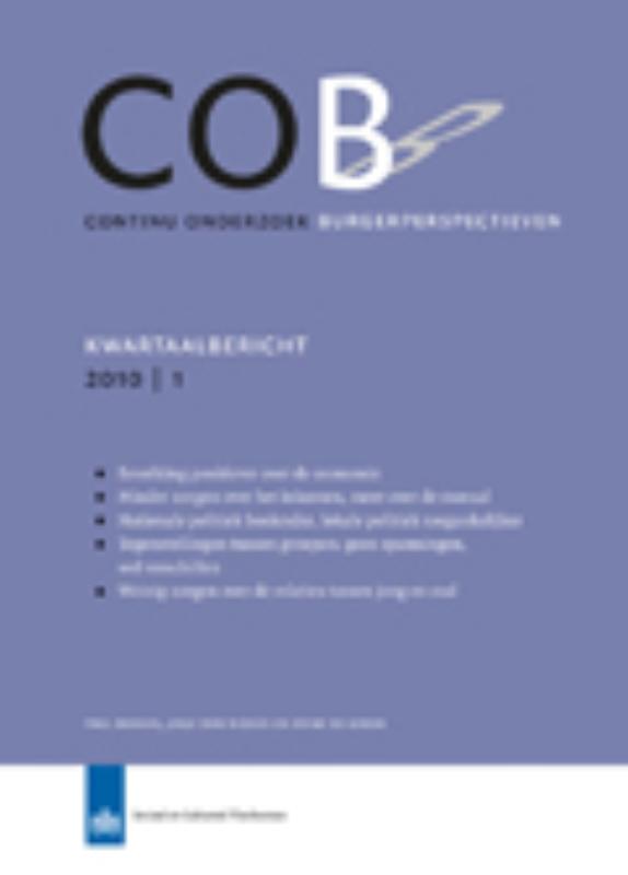 Omslag van Continu onderzoek burgerperspectieven