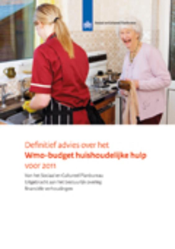 Omslag van Definitief advies over het Wmo budget huishoudelijke hulp voor 2011