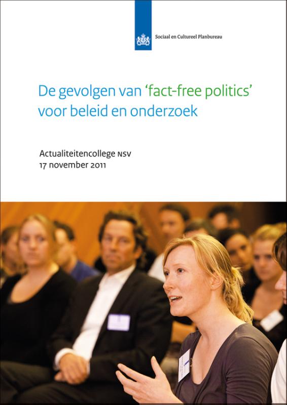 Omslag van De gevolgen van 'fact-free politics' voor beleid en onderzoek
