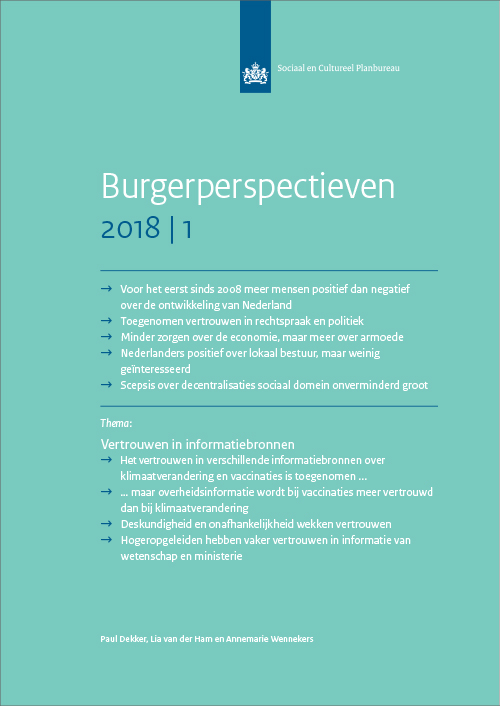 Omslag van Burgerperspectieven 2018|1