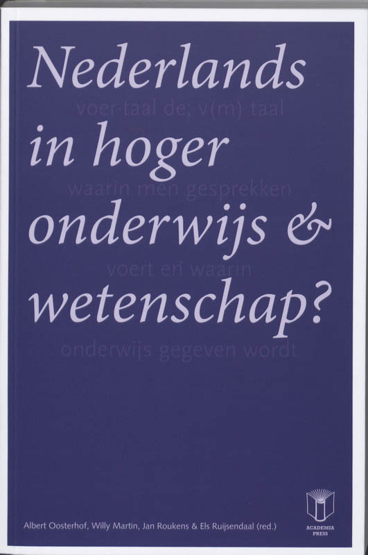 Omslag van Nederlands in hoger onderwijs & wetenschap