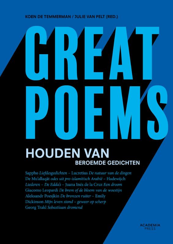 Omslag van Great poems