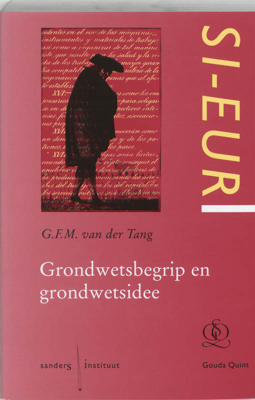 Omslag van Grondwetsbegrip en grondwetsidee