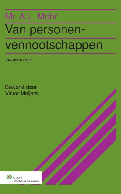 Omslag van Van personenvennootschappen