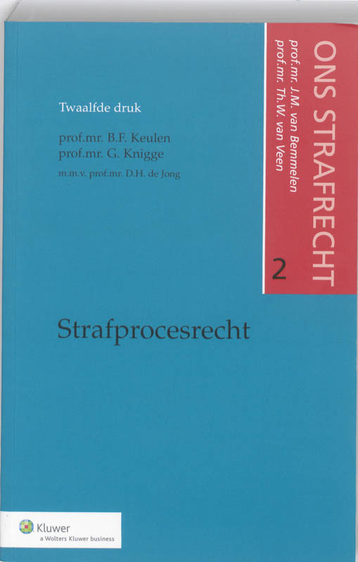 Omslag van ons strafrecht