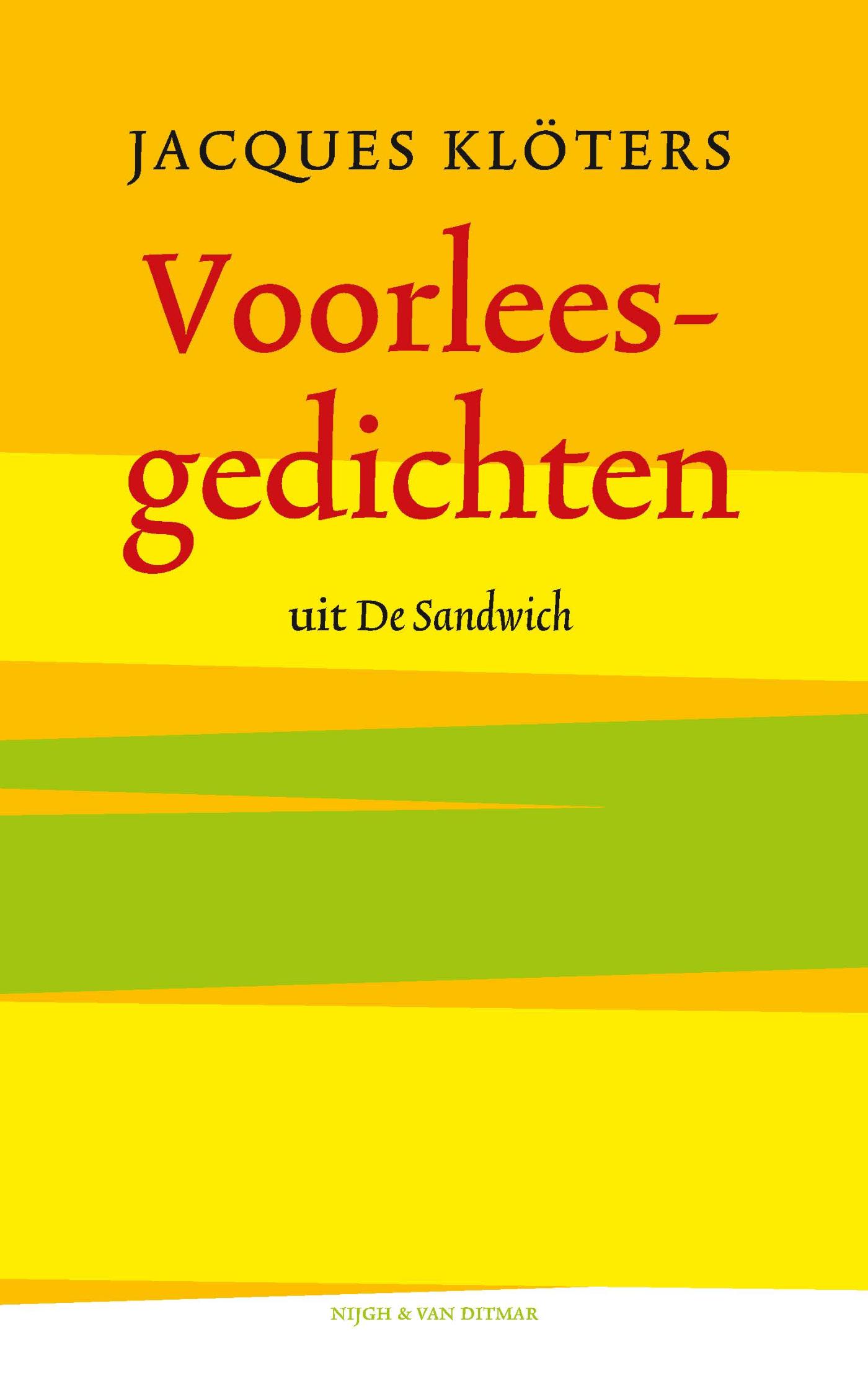 Omslag van Voorleesgedichten uit de Sandwich