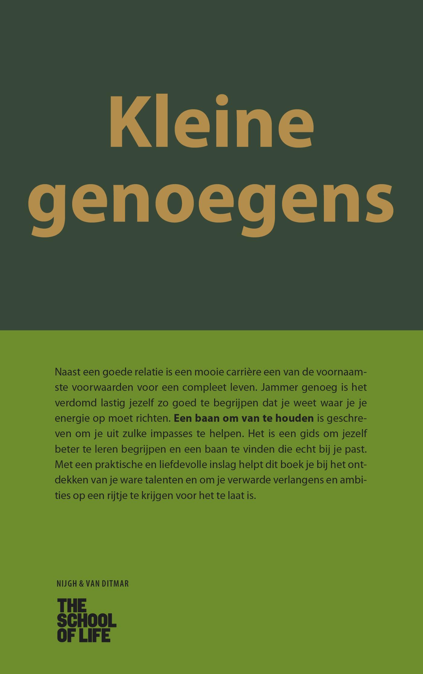 Omslag van Kleine genoegens