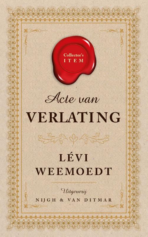 Omslag van Acte van verlating