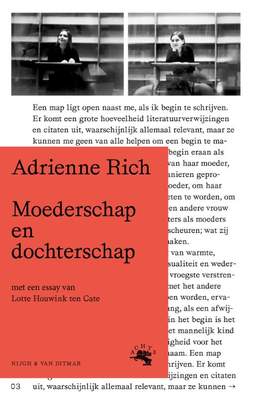 Omslag van Moederschap en dochterschap