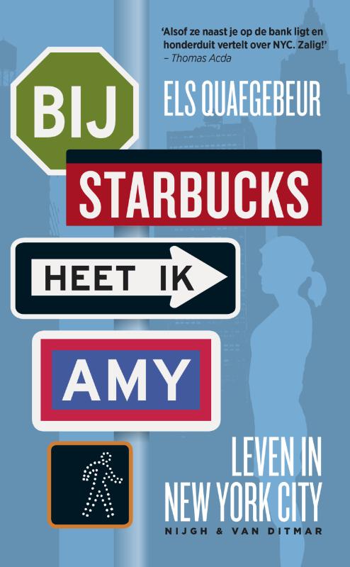 Omslag van Bij Starbucks heet ik Amy