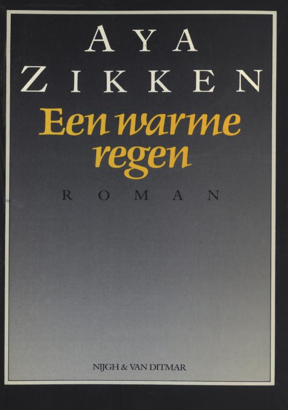 Omslag van Een warme regen