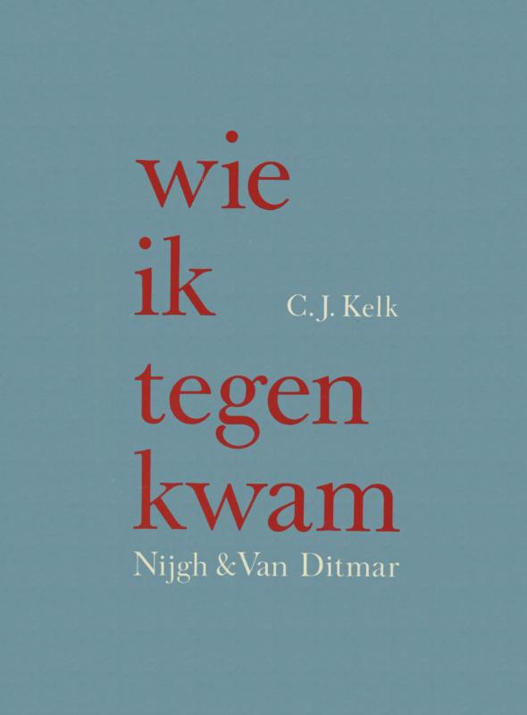Omslag van Wie ik tegenkwam