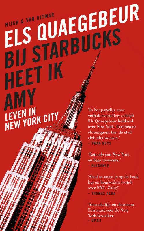 Omslag van Bij Starbucks heet ik Amy