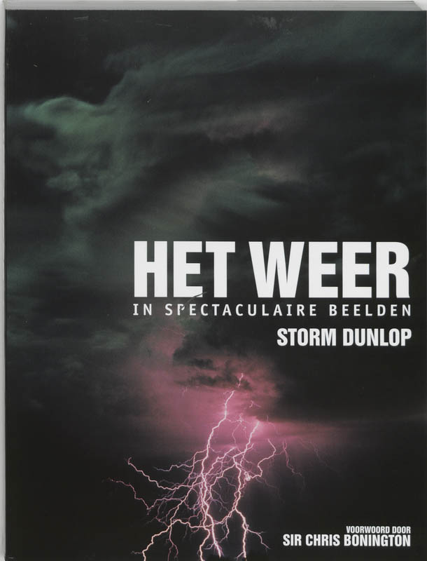 Omslag van Het weer in spectaculaire beelden