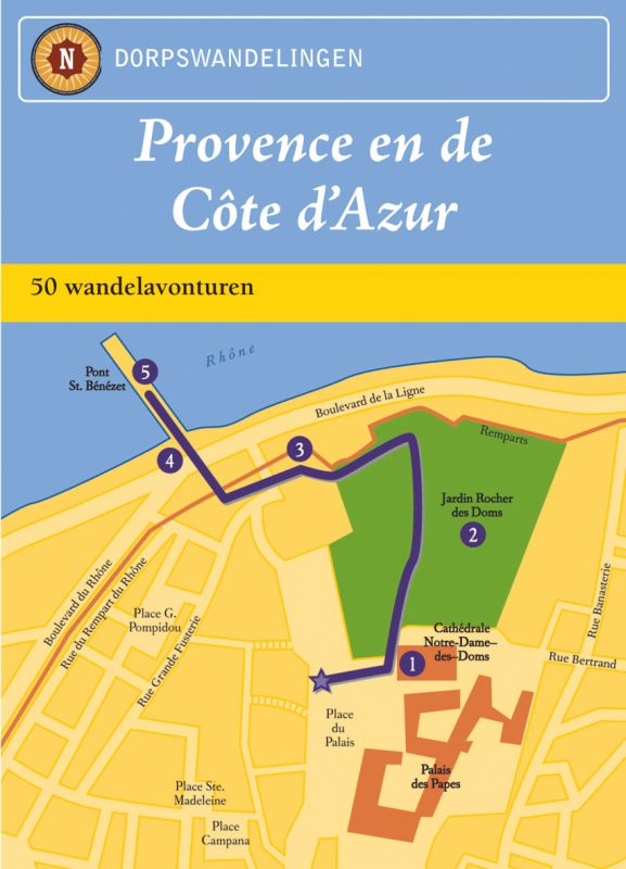 Omslag van Dorpswandelingen Provence en de Cote d'Azur