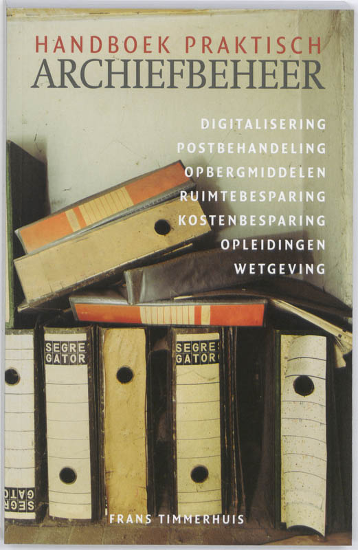 Omslag van Handboek praktisch archiefbeheer