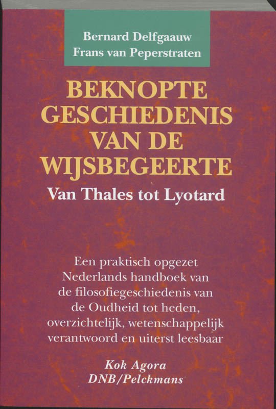 Omslag van Beknopte geschiedenis van de wijsbegeerte