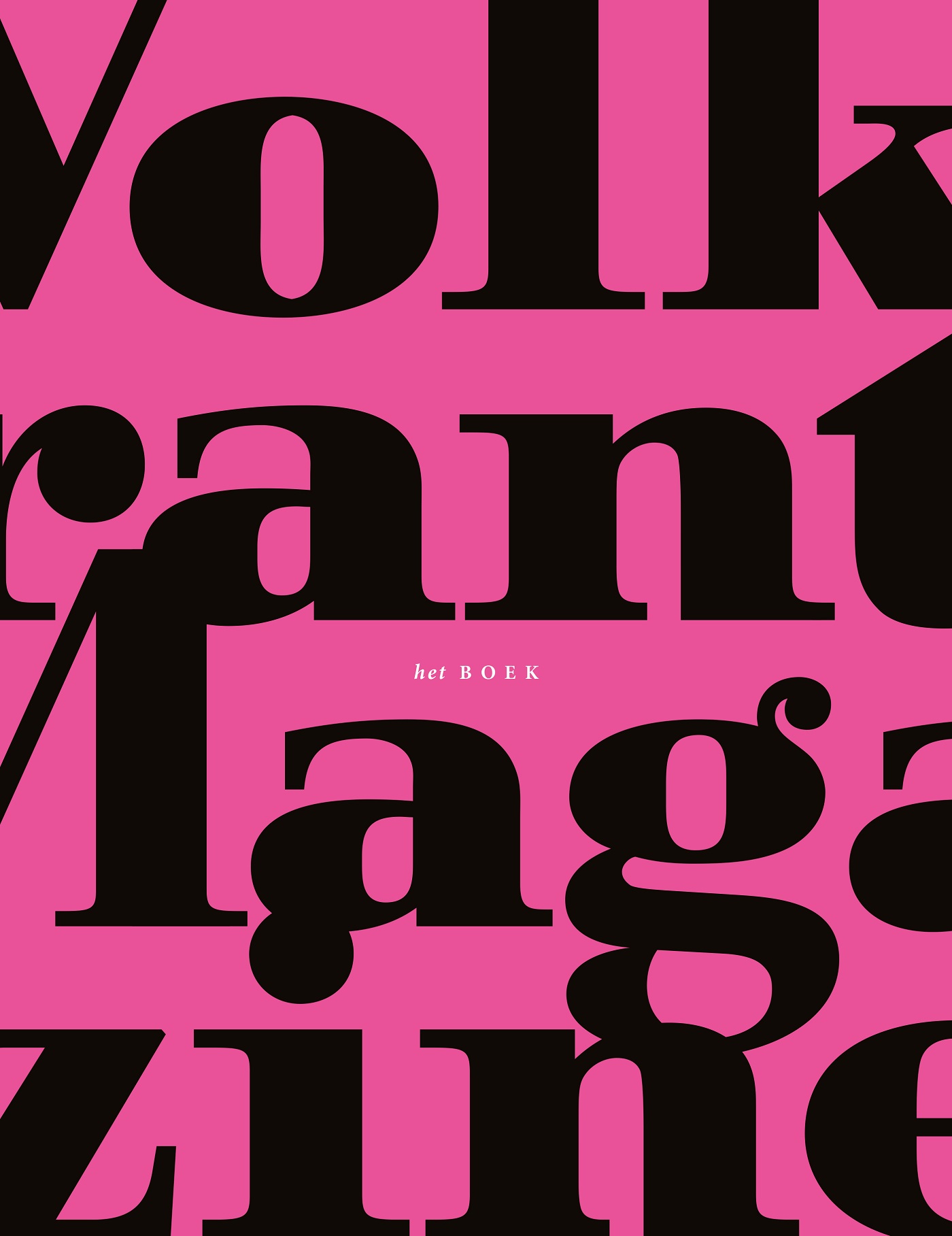 Omslag van Volkskrant Magazine - het boek