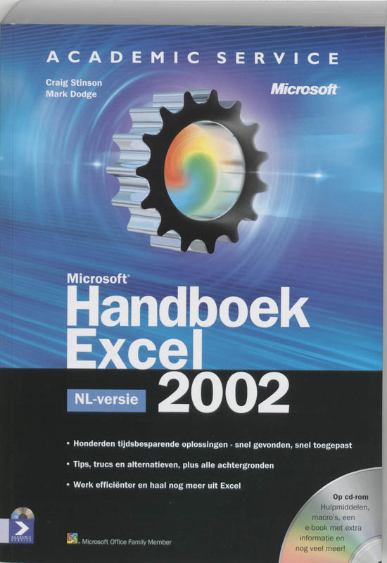 Omslag van Microsoft Handboek Excel 2002